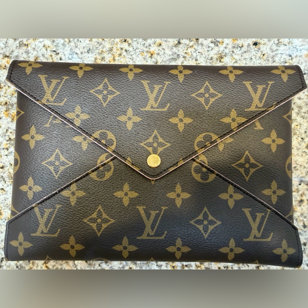 Louis Vuitton Kirigami Monogram Canvas Envelope Pouch - Largest Pouch ONLY